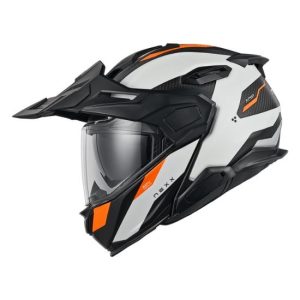 CASCO NEXX X.LIFE COUNTRY TERRA BLANCO Y NARANJA