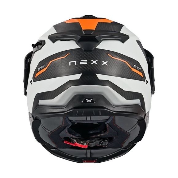 CASCO NEXX X.LIFE COUNTRY TERRA BLANCO Y NARANJA