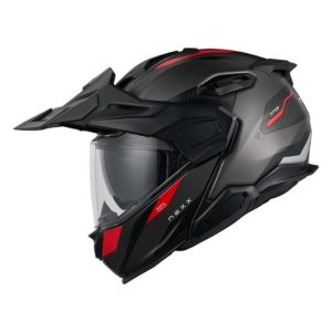 CASCO NEXX X.LIFE COUNTRY TERRA GRIS Y ROJO
