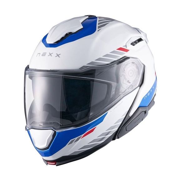 CASCO NEXX X.LIFETOUR GLOBE BLANCO Y AZUL