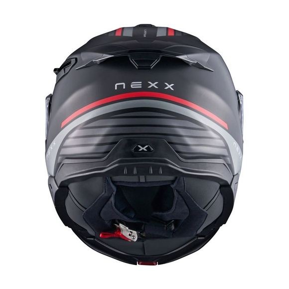 CASCO NEXX X.LIFETOUR GLOBE NEGRO Y ROJO