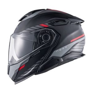 CASCO NEXX X.LIFETOUR GLOBE NEGRO Y ROJO