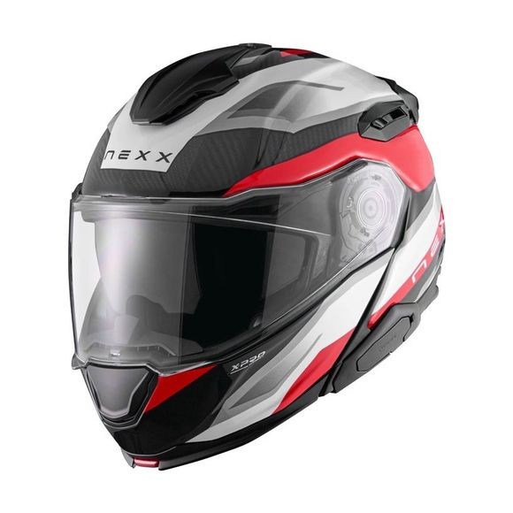 CASCO NEXX X.LIFETOUR PRO MILE BLANCO Y ROJO