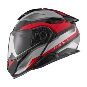 CASCO NEXX X.LIFETOUR PRO MILE BLANCO Y ROJO