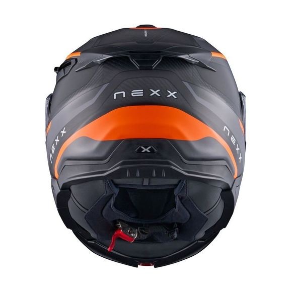 CASCO NEXX X.LIFETOUR PRO MILE NARANJA Y GRIS