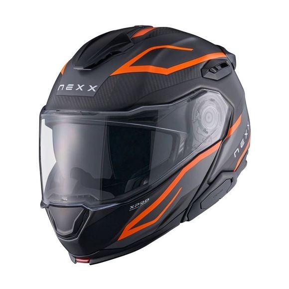 CASCO NEXX X.LIFETOUR PRO MILE NARANJA Y GRIS