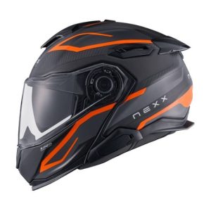 CASCO NEXX X.LIFETOUR PRO MILE NARANJA Y GRIS