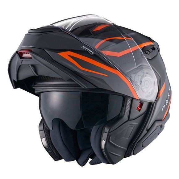 CASCO NEXX X.LIFETOUR PRO MILE NARANJA Y GRIS
