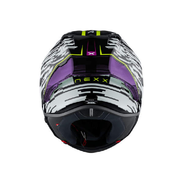 CASCO NEXX X.R3R GLITCH RACER BLANCO NEON