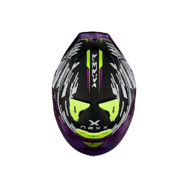 CASCO NEXX X.R3R GLITCH RACER BLANCO NEON