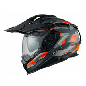 CASCO NEXX X.WED 3 TRAILMANIA GRIS Y NARANJA MATE