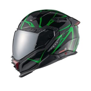 CASCO NEXX X.WST3 B-SIDE NEGRO Y VERDE