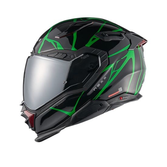 CASCO NEXX X.WST3 B-SIDE NEGRO Y VERDE