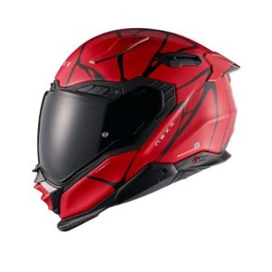 CASCO NEXX X.WST3 B-SIDE ROJO Y NEGRO MATE
