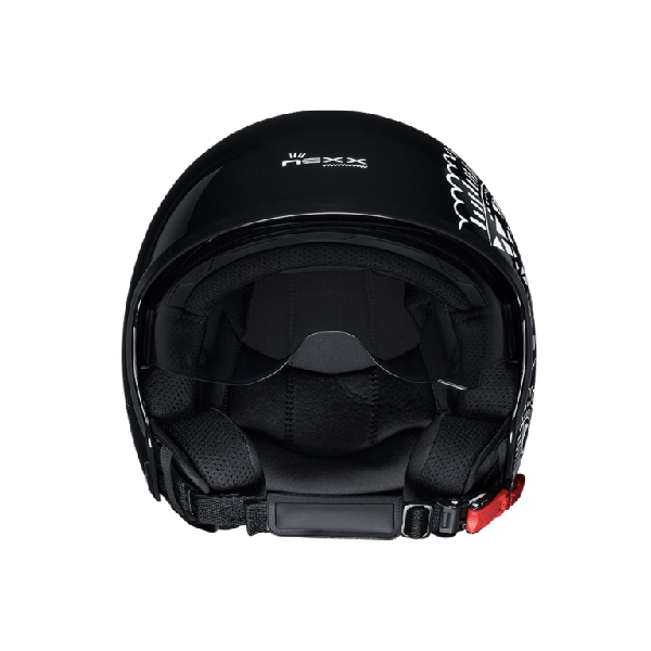 CASCO NEXX Y.10 ARTVILLE NEGRO Y BLANCO