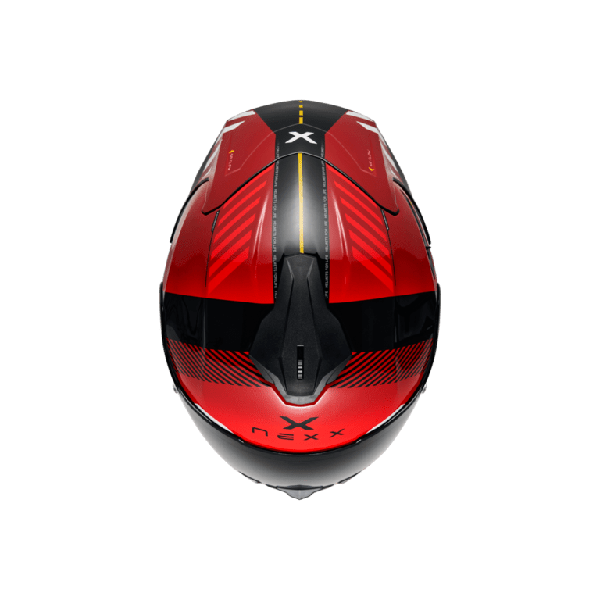 CASCO NEXX Y.100R FADE ROJO Y NEGRO MATE