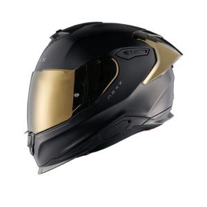 CASCO NEXX Y.100R SUBSONIC NEGRO Y GOLD MATE