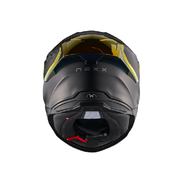 CASCO NEXX Y.100R SUBSONIC NEGRO Y ROJO MATE