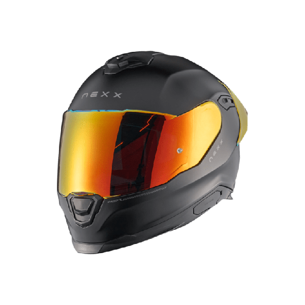 CASCO NEXX Y.100R SUBSONIC NEGRO Y ROJO MATE