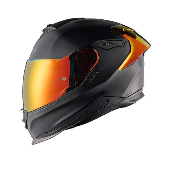CASCO NEXX Y.100R SUBSONIC NEGRO Y ROJO MATE