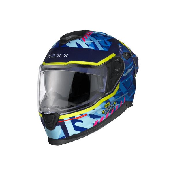 CASCO NEXX Y.100R URBANGRAM INDIGO AZUL MATE