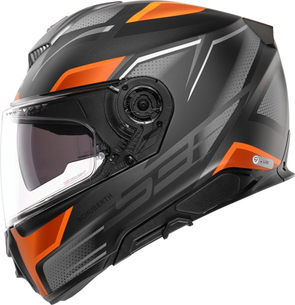 CASCO SCHUBERT S3 STORM NARANJA