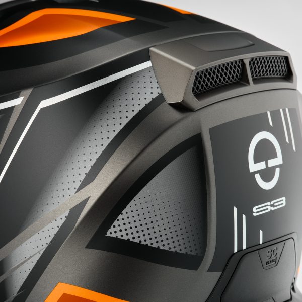 CASCO SCHUBERT S3 STORM NARANJA