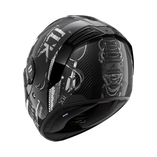 CASCO SHARK SPARTAN RS XBOT CARBON ANTHRACITE SILVER