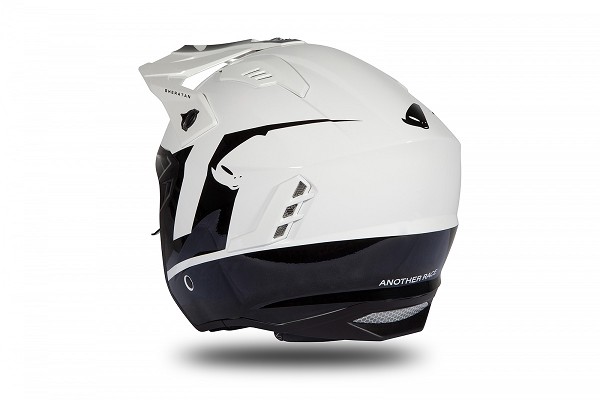 CASCO UFO SHERATAN BLANCO Y NEGRO