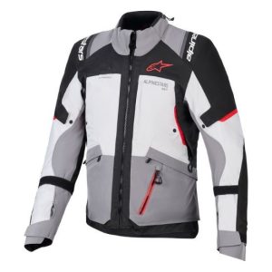 CHAQUETA ALPINESTARS ANDES V4 DRYSTAR® NEGRA, GRIS Y ROJA