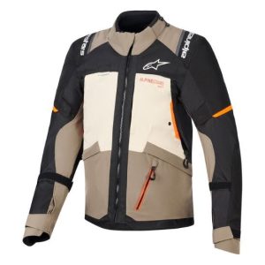 CHAQUETA ALPINESTARS ANDES V4 DRYSTAR® WALNUT MASTIC Y NEGRA