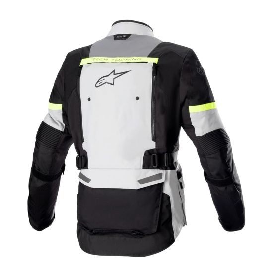 CHAQUETA ALPINESTARS BOGOTA PRO DRYSTAR® GRIS HIELO, GRIS OSCURO Y AMARILLO FLUO