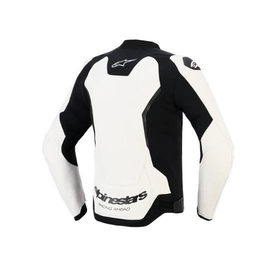 CHAQUETA ALPINESTARS GP FORCE V2 BLANCA Y NEGRA
