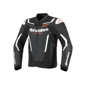 CHAQUETA ALPINESTARS GP FORCE V2 NEGRA Y BLANCA