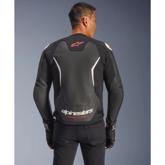 CHAQUETA ALPINESTARS GP FORCE V2 NEGRA Y BLANCA