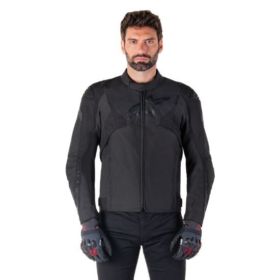 CHAQUETA ALPINESTARS IMPERMEABLE T-JAWS V4 NEGRA