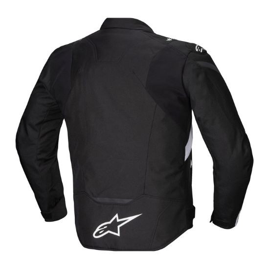 CHAQUETA ALPINESTARS IMPERMEABLE T-JAWS V4 NEGRA Y BLANCA