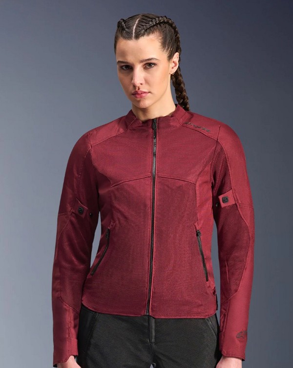 CHAQUETA ALPINESTARS MUJER C-1 AIR BURGUNDY