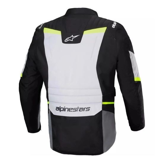 CHAQUETA ALPINESTARS ST-1 WP GRIS HIELO, NEGRA Y AMARILLO FLUO
