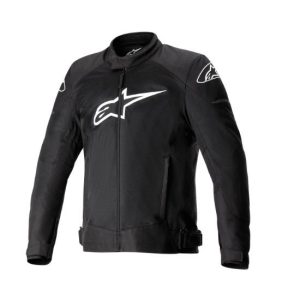 CHAQUETA ALPINESTARS T-SP X SUPERAIR NEGRA Y BLANCA