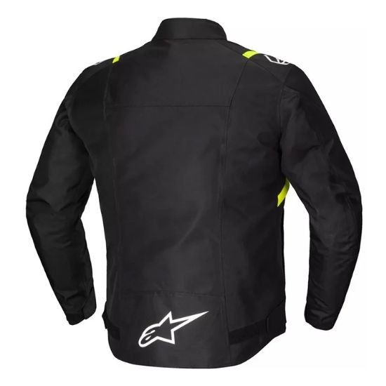 CHAQUETA ALPINESTARS T-SPS WATERPROOF NEGRA, BLANCO Y AMARILLO FLUO