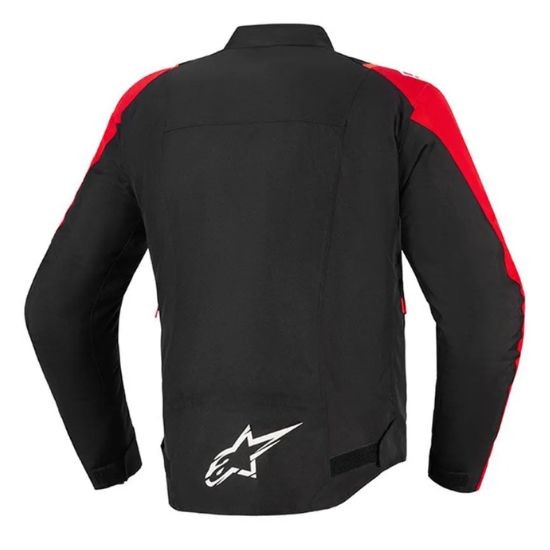 CHAQUETA ALPINESTARS T-SPS WATERPROOF NEGRA Y ROJO FLUOR