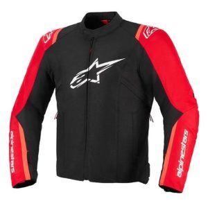 CHAQUETA ALPINESTARS T-SPS WATERPROOF NEGRA Y ROJO FLUOR
