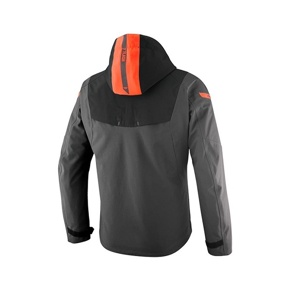 CHAQUETA IXON BURNING ANTRACITA, NEGRA Y ROJA