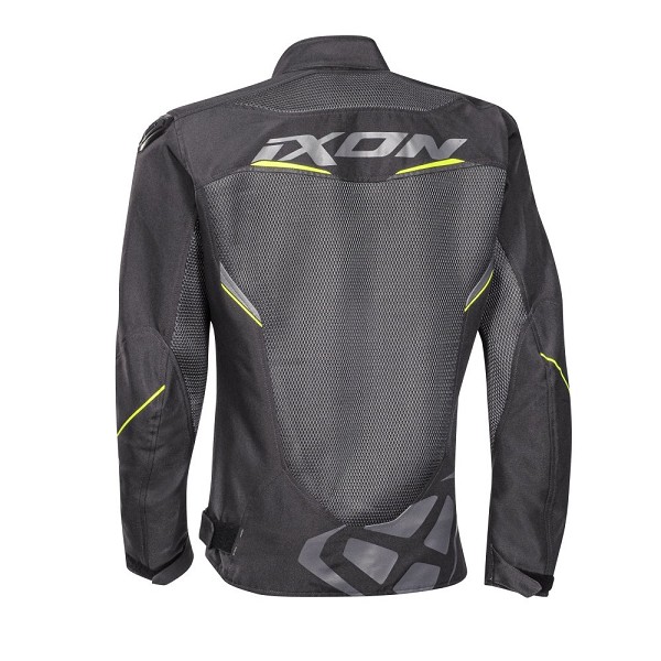 CHAQUETA IXON DRACO ANTRACITA, GRIS Y AMARILLA