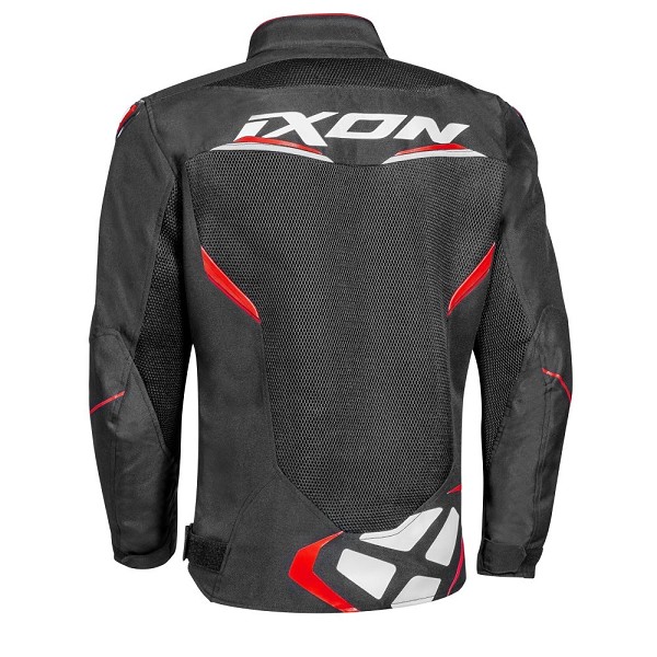 CHAQUETA IXON DRACO NEGRA, BLANCA Y ROJA