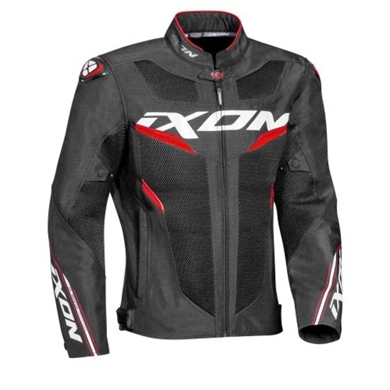 CHAQUETA IXON DRACO NEGRA, BLANCA Y ROJA