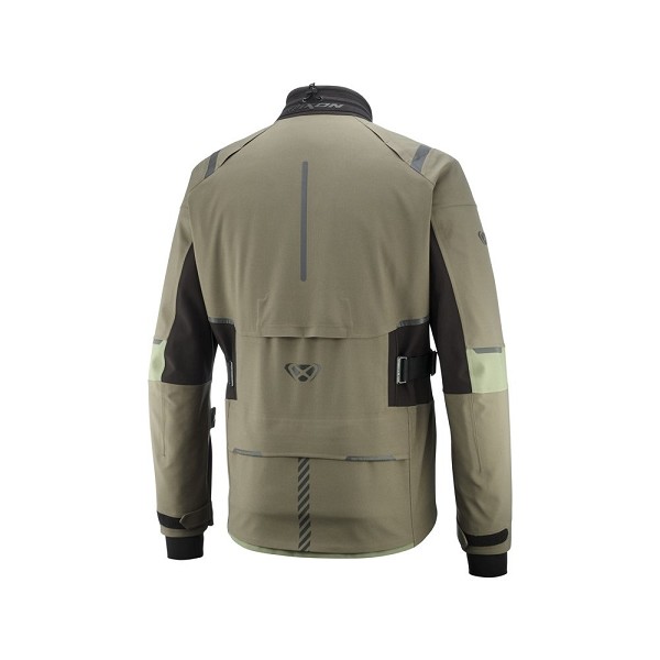 CHAQUETA IXON M-SKEID KHAKI Y NEGRA