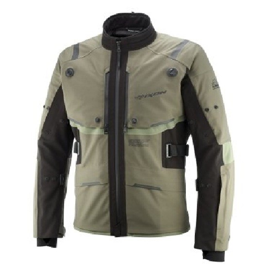 CHAQUETA IXON M-SKEID KHAKI Y NEGRA