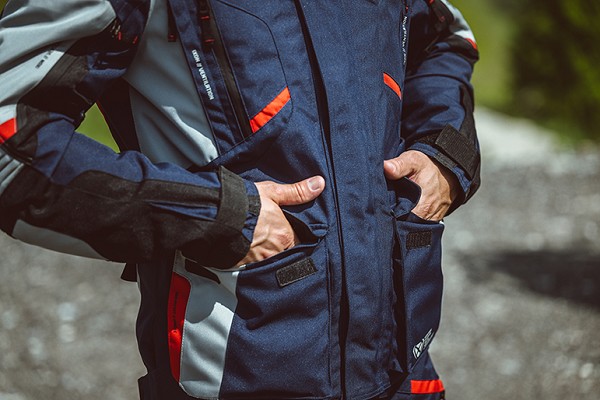 CHAQUETA IXON MIDGARD GRIS Y NAVY